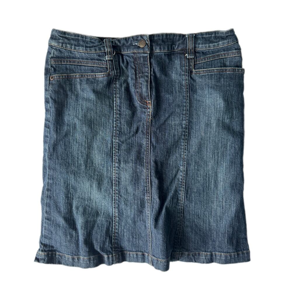 🌶️ New York & Company Denim Jean Pencil Skirt Size 12